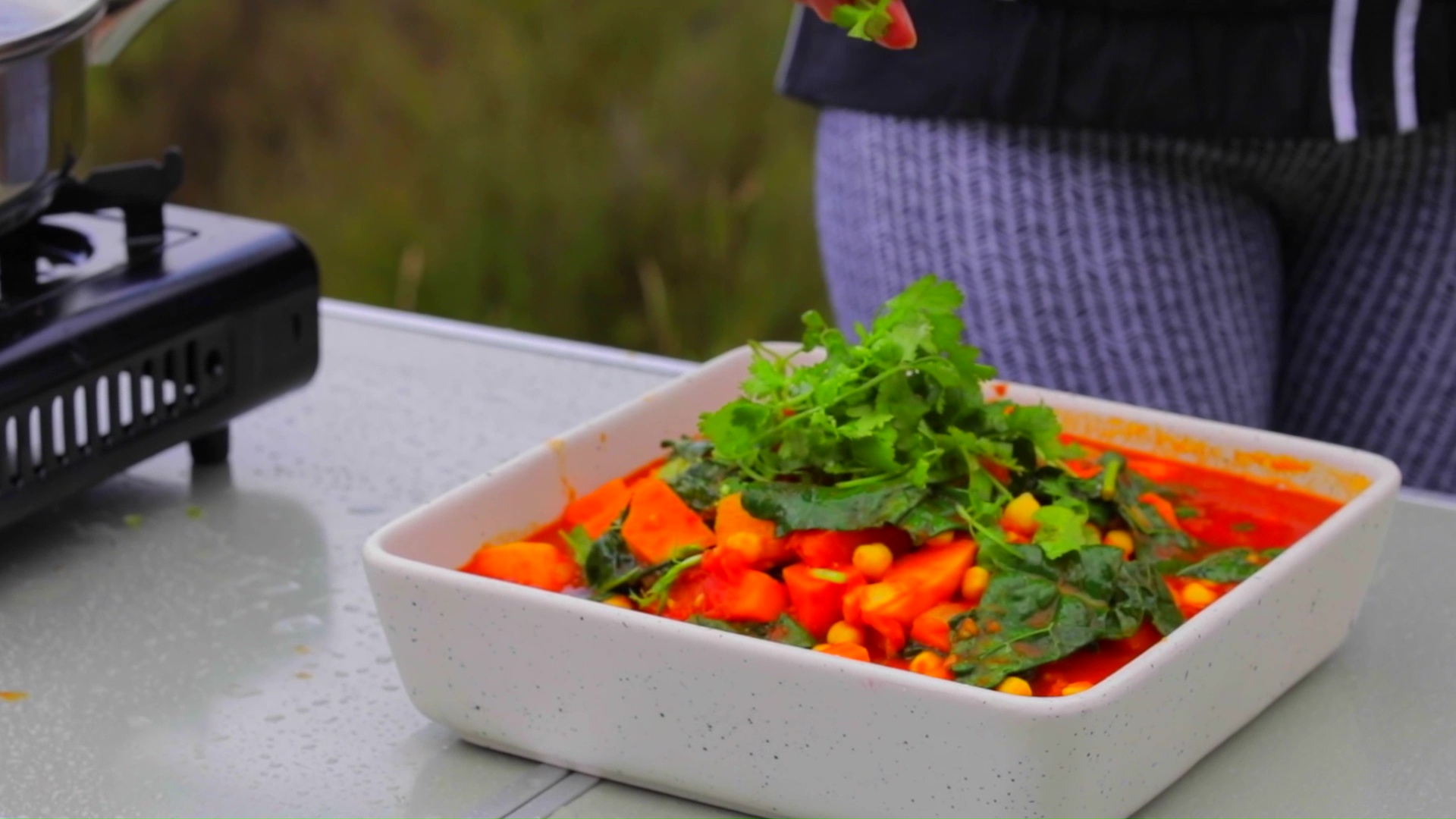 Hearty Pumpkin & Chickpea Stew
